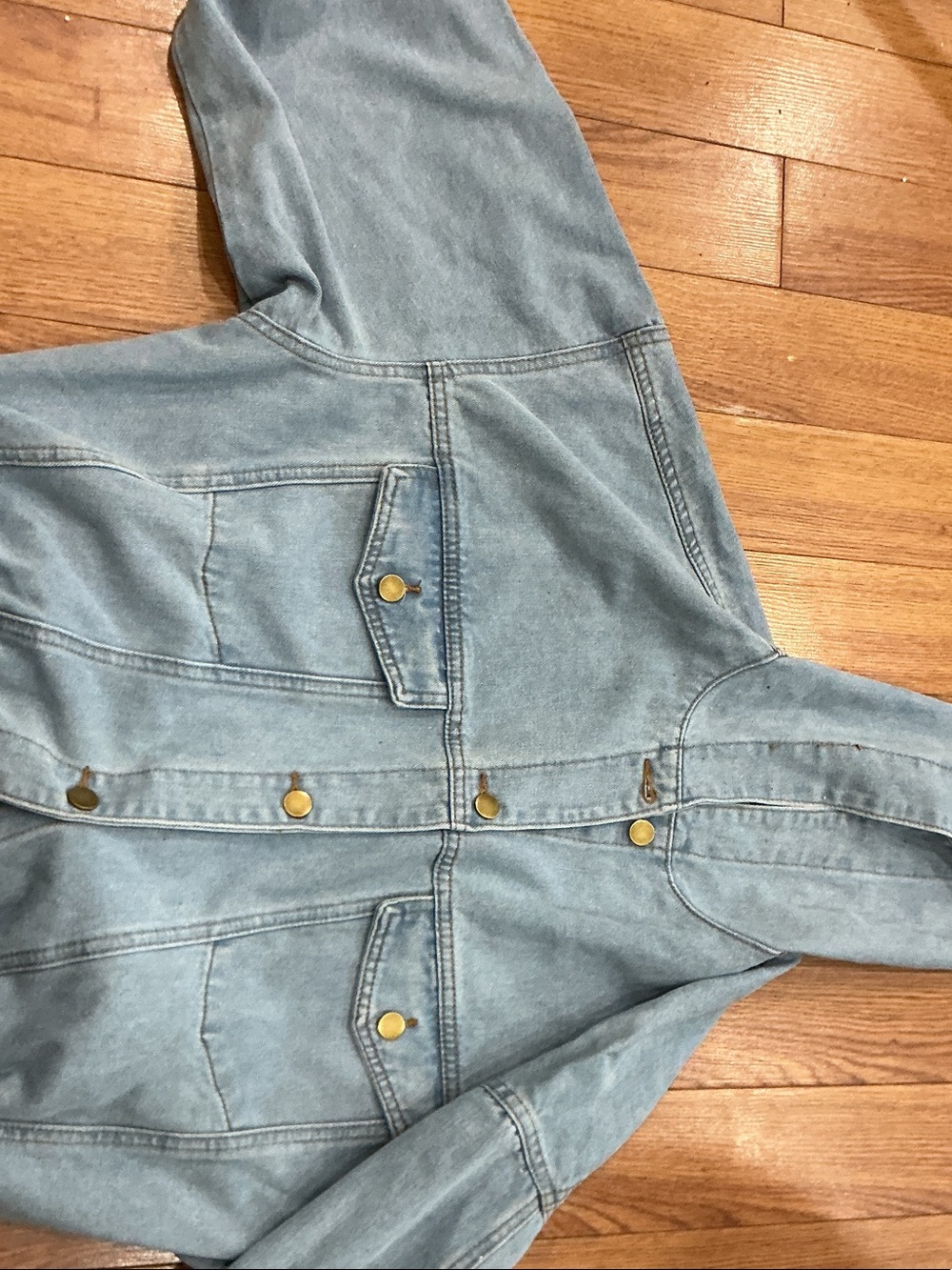 a new day Light Wash Hooded Denim Jacket